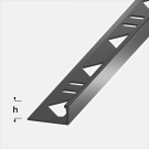 AB-P 10mm - PVC, Sort - 3,0m L-Profil thumbnail