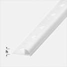 AC-P 10mm - PVC, Hvit - 3,0m Avrundet thumbnail