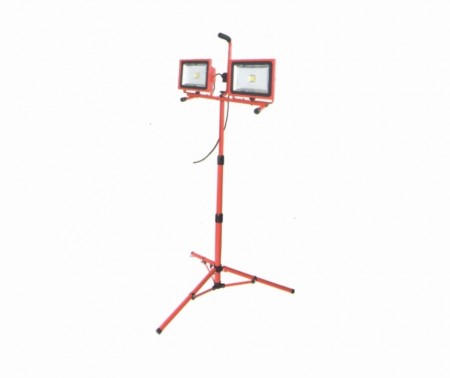 Arbeidslampe LED 2x30W.M/stativ
