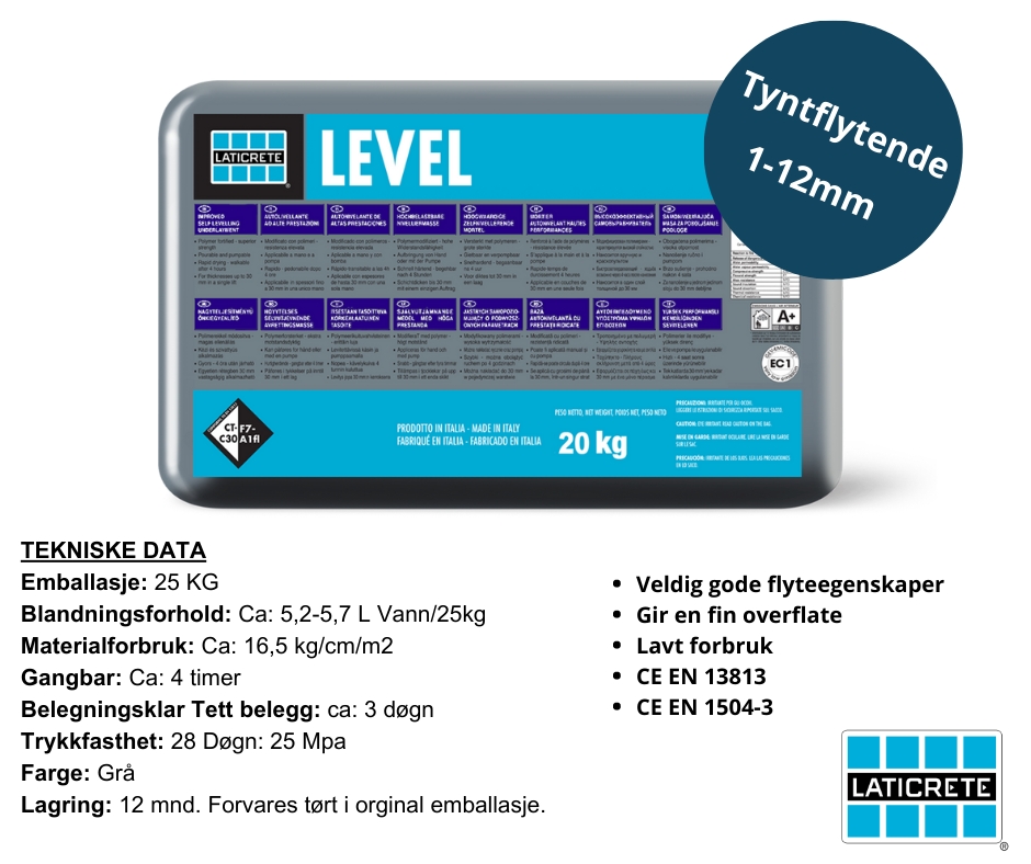 Laticrete Level