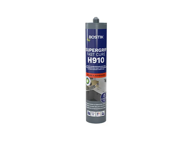 H910 SUPER GRIP FAST CURE 290ML HVIT, BOSTIK