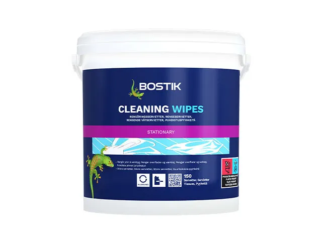 150STK CLEANING WIPES (VÅTSERVIETTER), BOSTIK