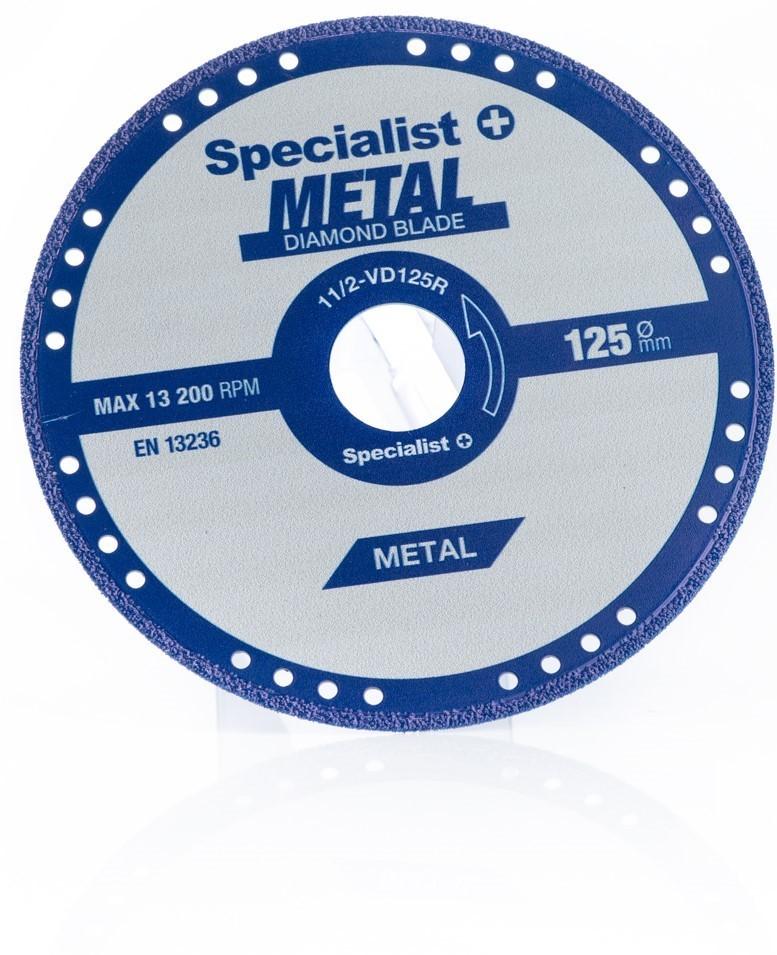 DIAMANTBLAD TIL METALL - 125MM TIL VINKELSLIPER