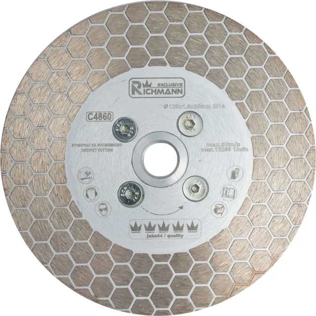 125MM DIAMANTSKIVE FOR KUTTING OG SLIPING
