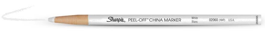 SHARPIE TUSJ FOR PORSELEN, HVIT