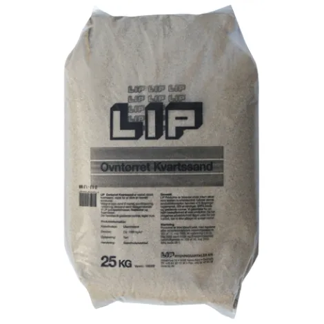 25KG OVNTØRRET KVARTSSAND, LIP