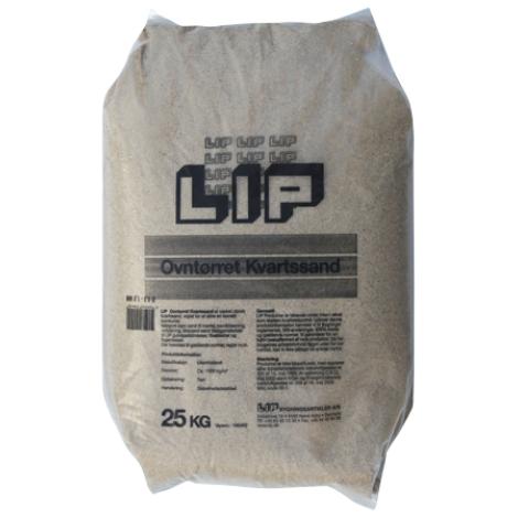 25KG OVNTØRRET KVARTSSAND, LIP