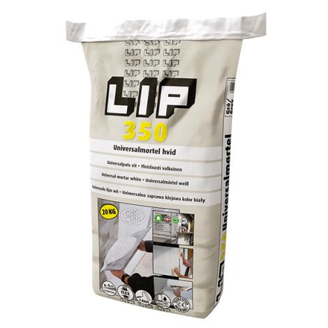 LIP 350 HVIT UNIVERSALMØRTEL 20KG