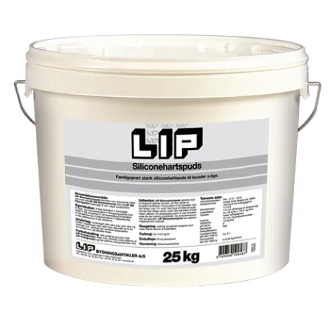 25KG LIP SILIKONHARPIKSPUSS 1MM, FARGET - TIL FASADE