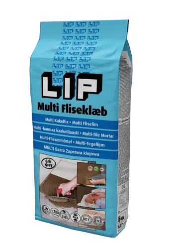 5KG LIP MULTI FLISLIM, GRÅ