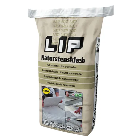 20KG LIP NATURSTEINLIM, HVIT