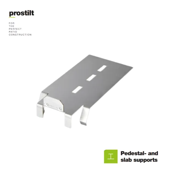 142X70MM OVERKLIPS TIL PIEDESTAL V2A, PROSTILT