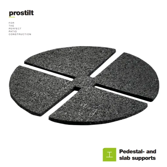3MM LYDREDUKSJONSMATTE GUMMI (Ø130MM), PROSTILT