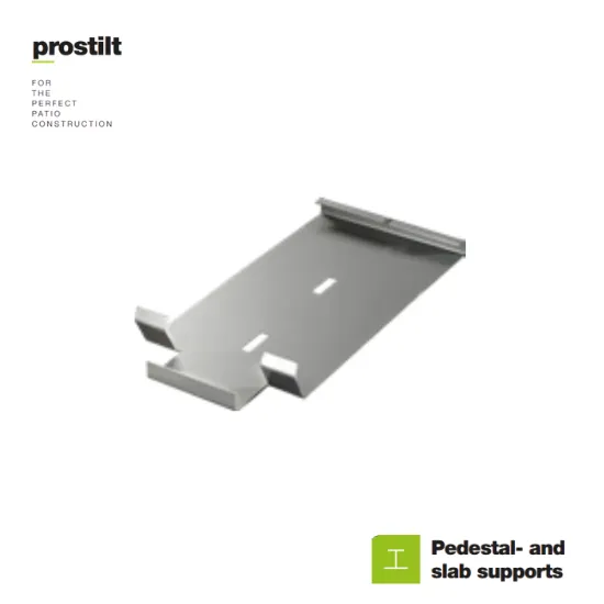 186X90MM BUNNKLIPS TIL PIEDESTAL V2A, PROSTILT