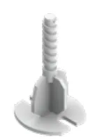 2MM AT NIVILLERINGSSKRUE 3-VEIS HVIT - 100STK