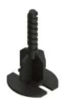 2MM AT NIVILLERINGSSKRUE 4-VEIS ANTHRACITE - 100STK