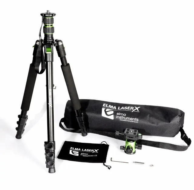 Elma Laser X Tripod stativ m tilthode og 1/4 gjenge i veske