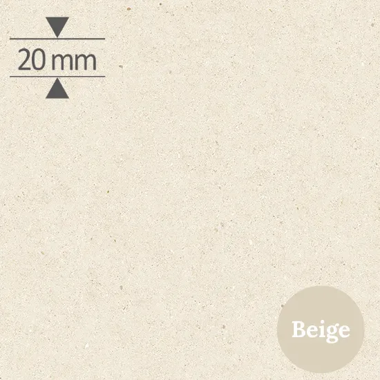 2CM FLISHELLE - TERRE RET - BEIGE 60,4X60,4CM