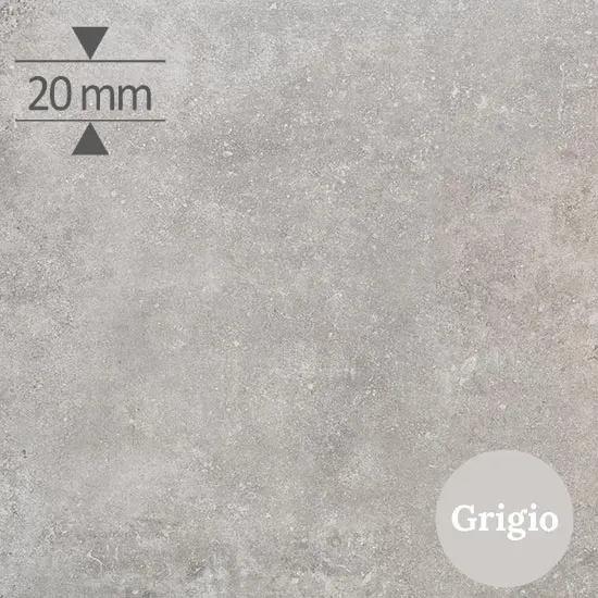 2CM FLISHELLE - PHORMA RET - GRIGIO 80X80CM