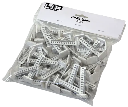 LIP 80MM NIVÅPINNE, 50STK