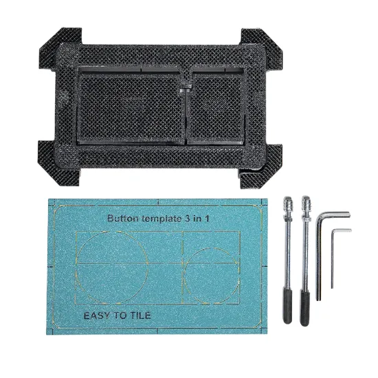 UNIVERSELL SET MINI TRYKKNAPP 3IN1 (205X122MM)