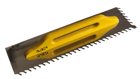 10MM SKRÅ LIP TANNSPARKEL (500X130MM) TREHÅNDTAK