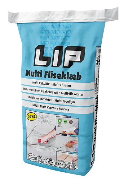 20KG LIP MULTI FLISLIM, HVIT